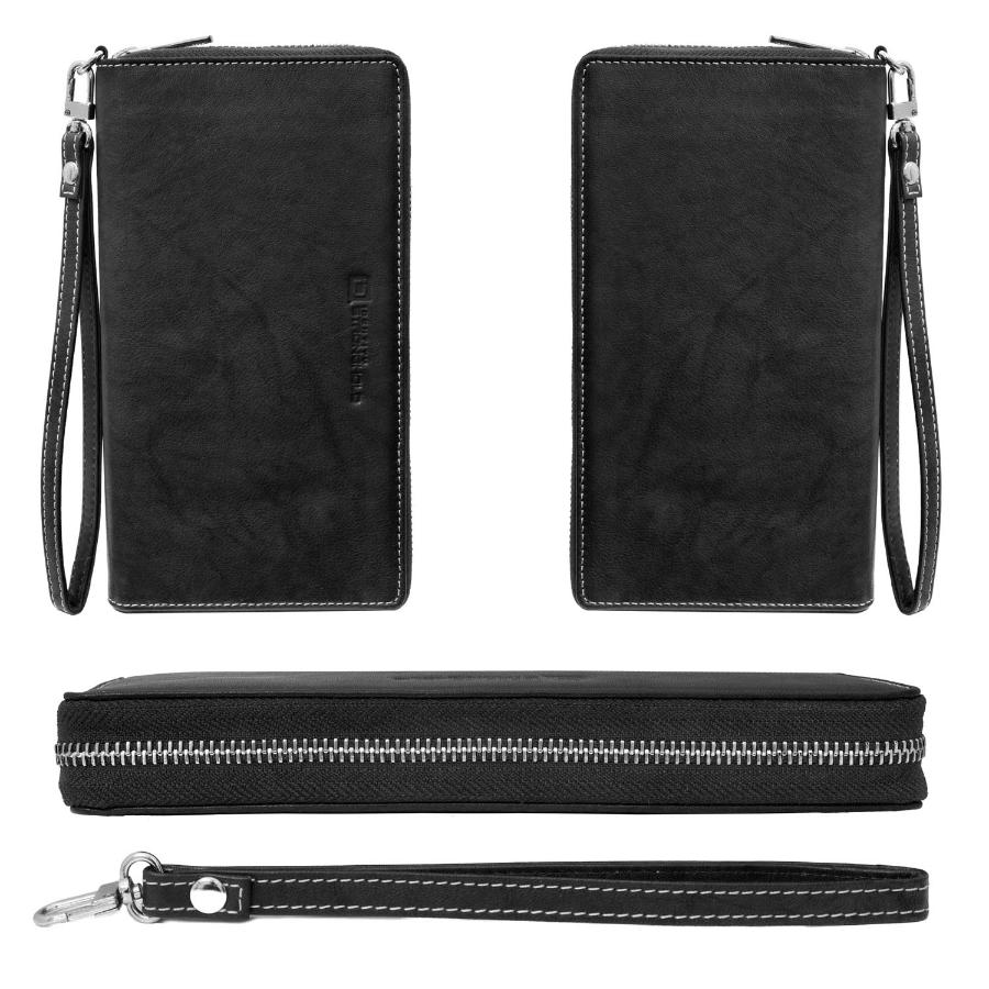 Women's RFID Blocking Zip-Around Clutch