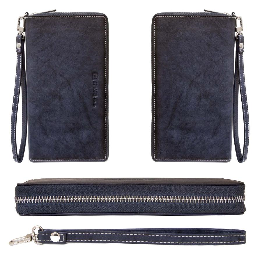 Women's RFID Blocking Zip-Around Clutch