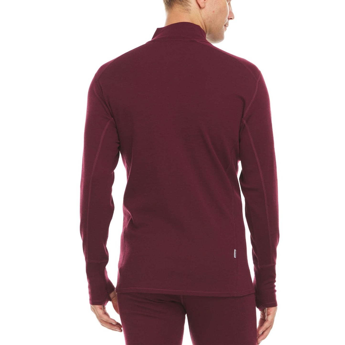 Midweight Men's Wool 1/4 Zip -  100% Merino Wool