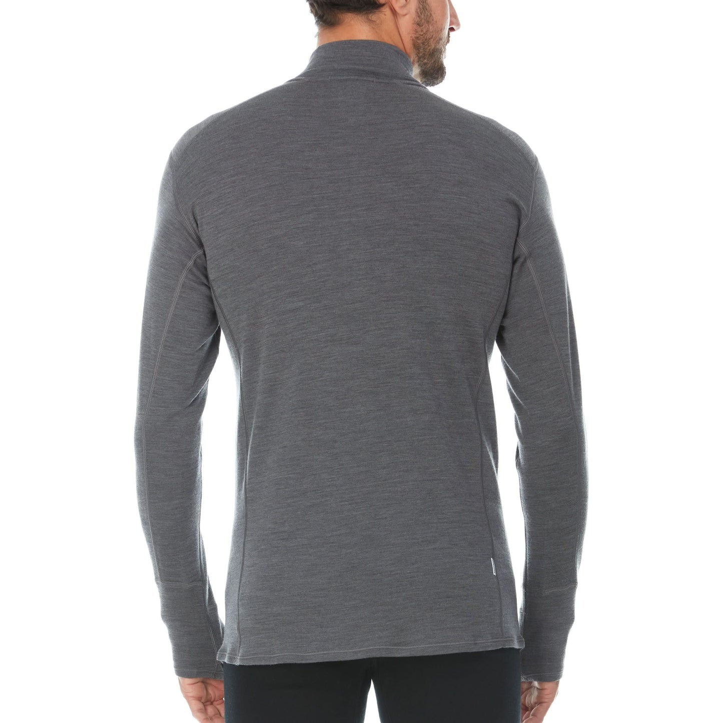 Midweight Men's Wool 1/4 Zip -  100% Merino Wool