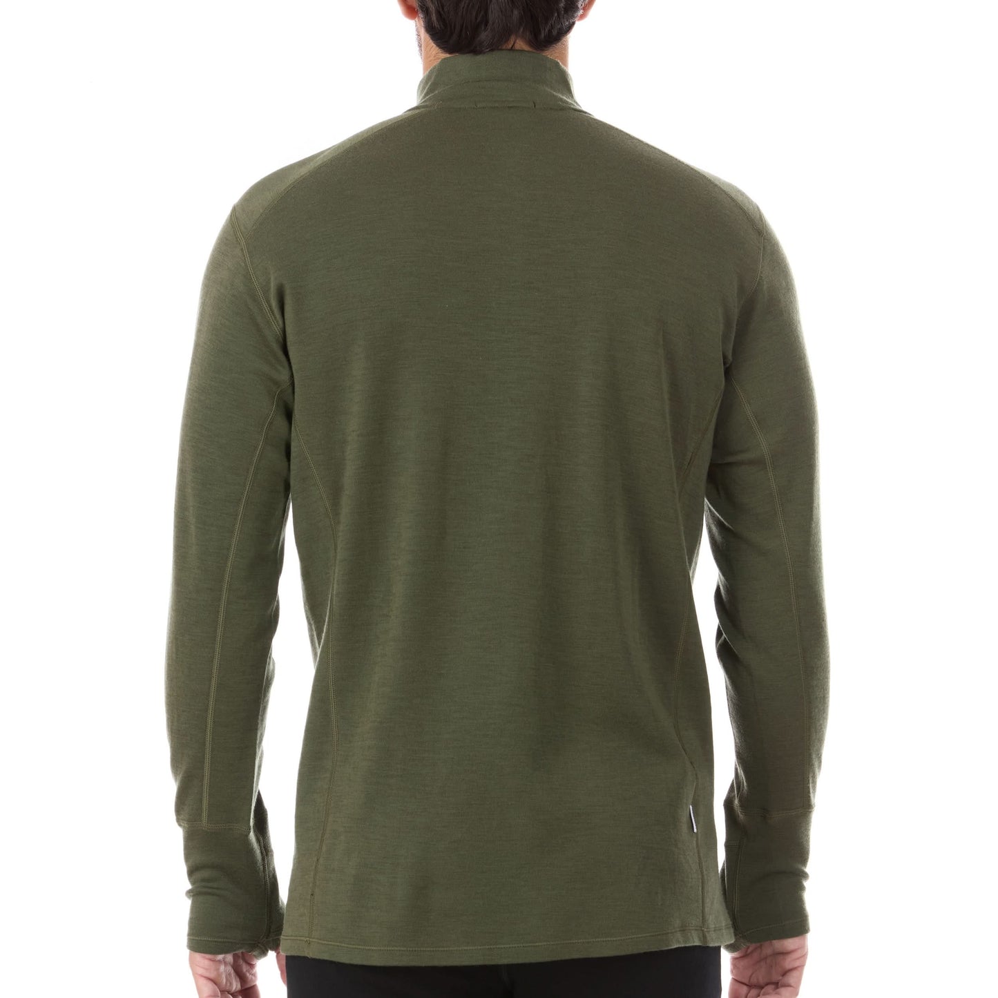 Midweight Men's Wool 1/4 Zip -  100% Merino Wool