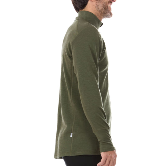 Midweight Men's Wool 1/4 Zip -  100% Merino Wool