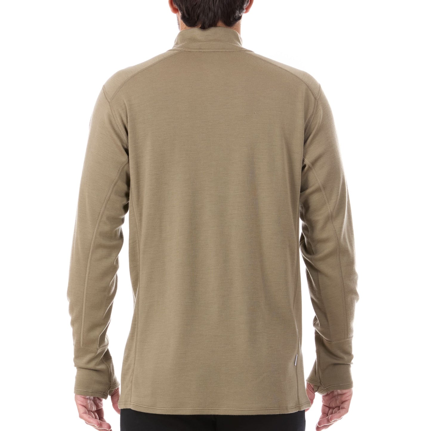 Midweight Men's Wool 1/4 Zip -  100% Merino Wool