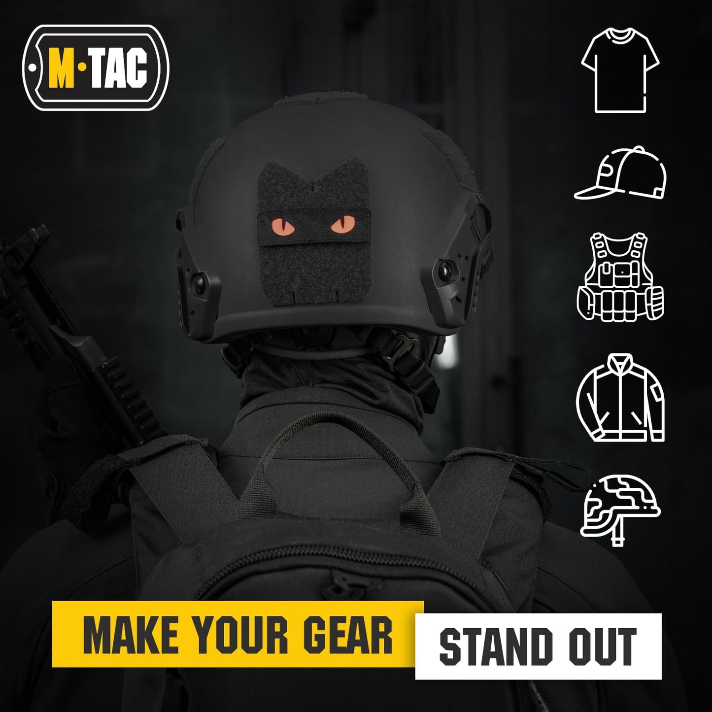 M-Tac Patch Cat Eyes Laser Cut