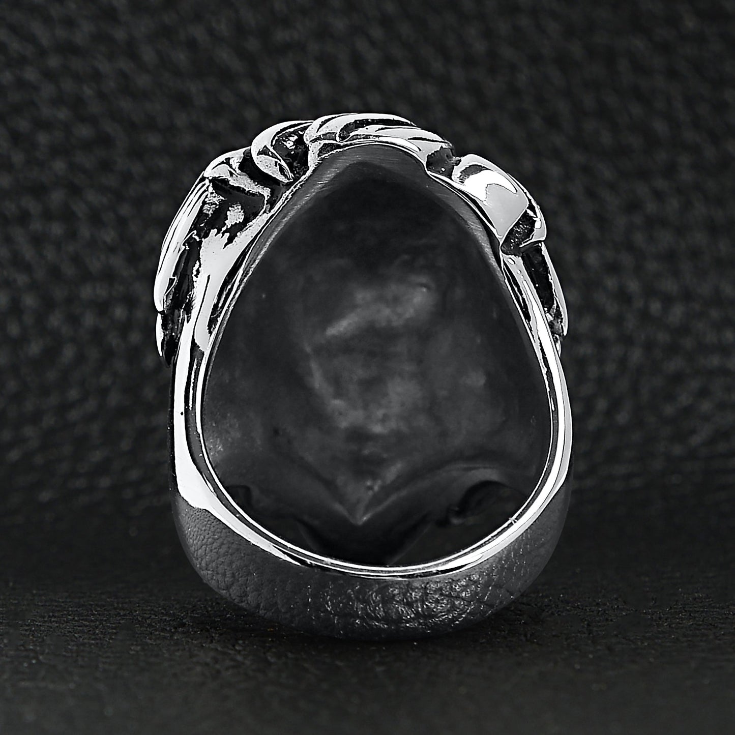 Stainless Steel Roaring Lion Ring