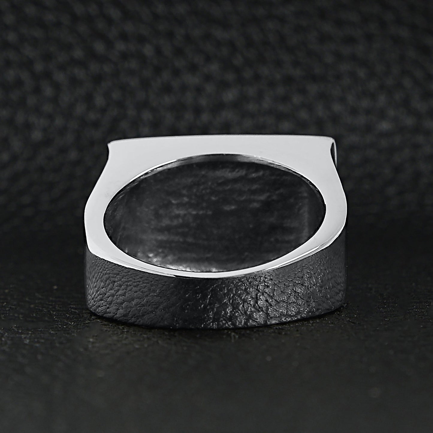 Stainless Steel Heavy Duty "HD" Signet Unisex Ring