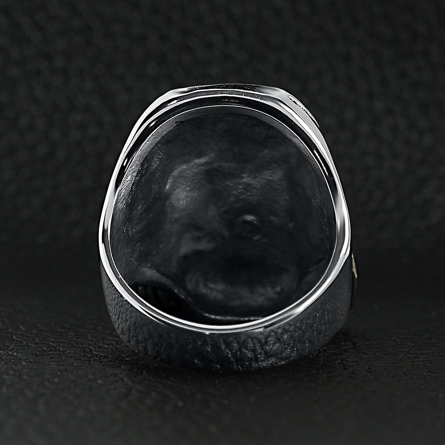 Stainless Steel Gas Mask Skull Ring