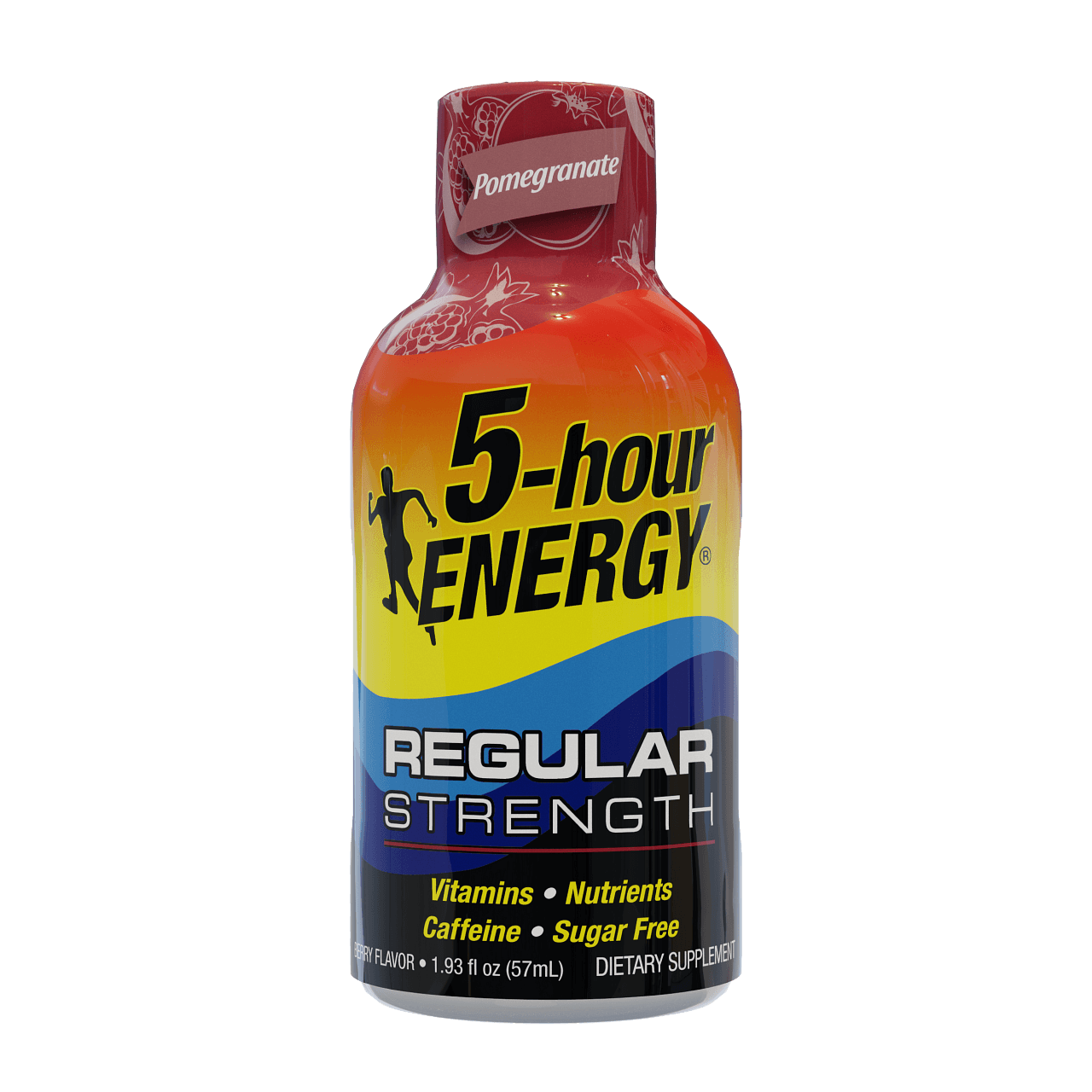 24 Pack 5-hour ENERGY Regular Strength Shots, Pomegranate Flavor 1.93 Fl Oz