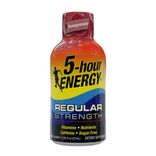 24 Pack 5-hour ENERGY Regular Strength Shots, Pomegranate Flavor 1.93 Fl Oz
