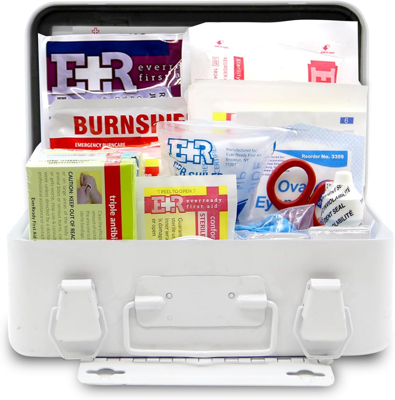 10-Person First Aid Kit – Metal Case