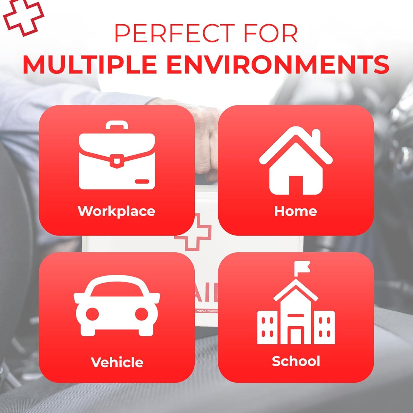 Fully Stocked First Aid Kit - ANSI Class B