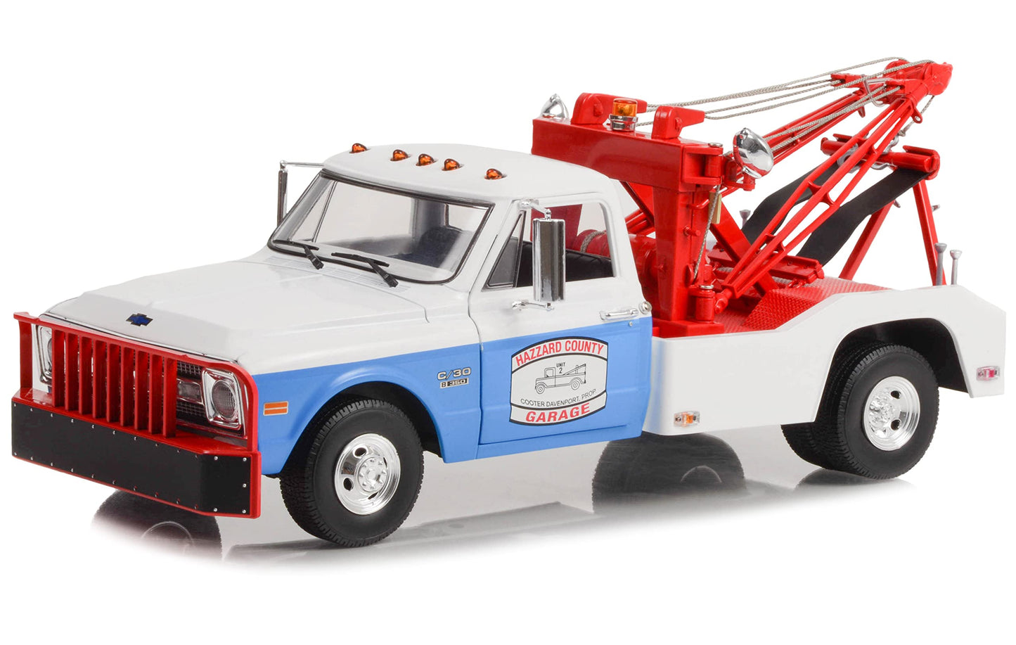 1:18 1969 Chevrolet C-30 Dually Wrecker Hazzard County Garage
