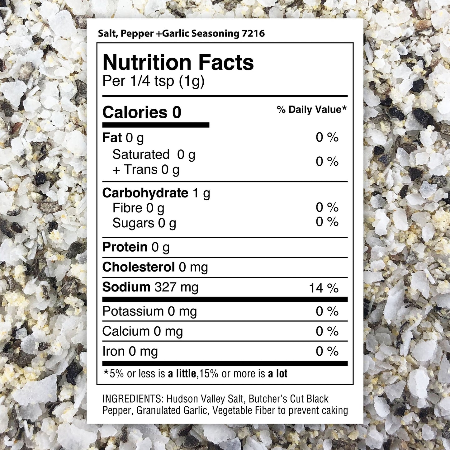 Salt, Pepper + Garlic Seasoning