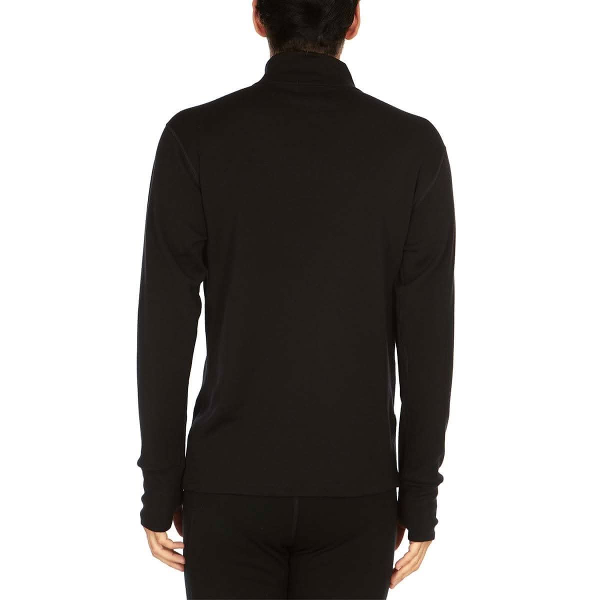 Heavyweight Men's Wool 1/4 Zip - 100% Merino Wool