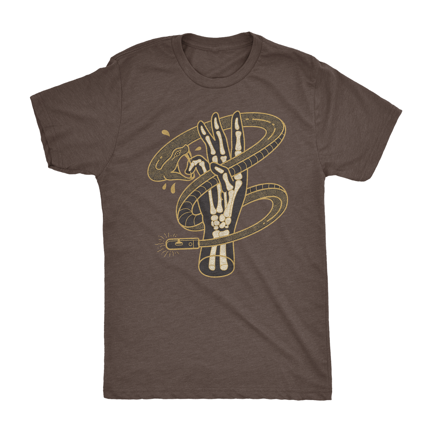 The Retro Static Line Bites Athletic Shirt