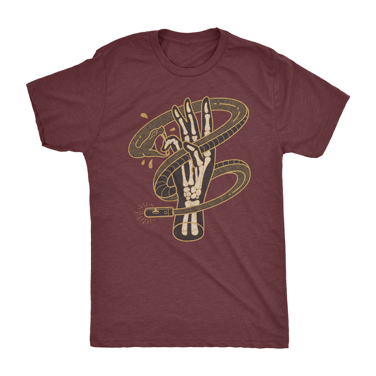 The Retro Static Line Bites Athletic Shirt