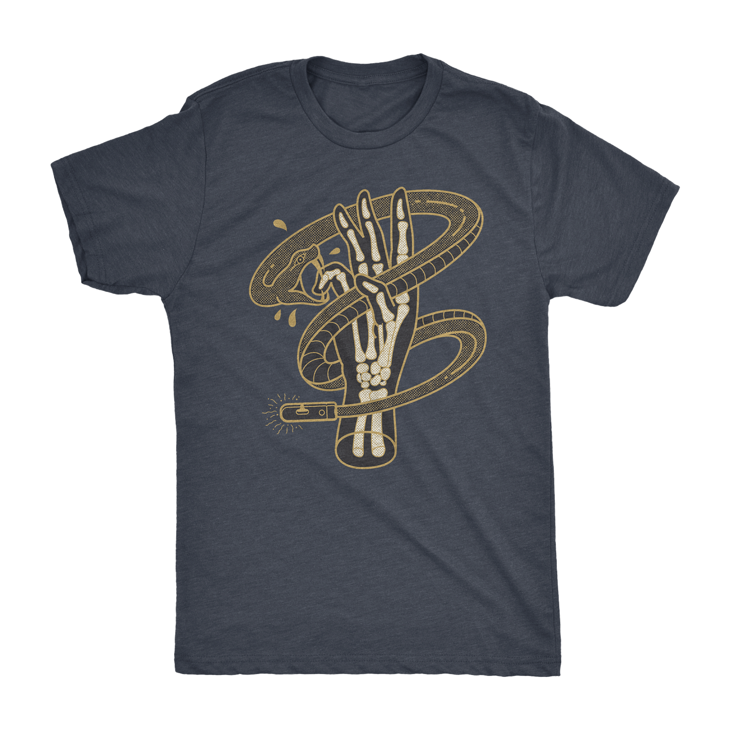 The Retro Static Line Bites Athletic Shirt