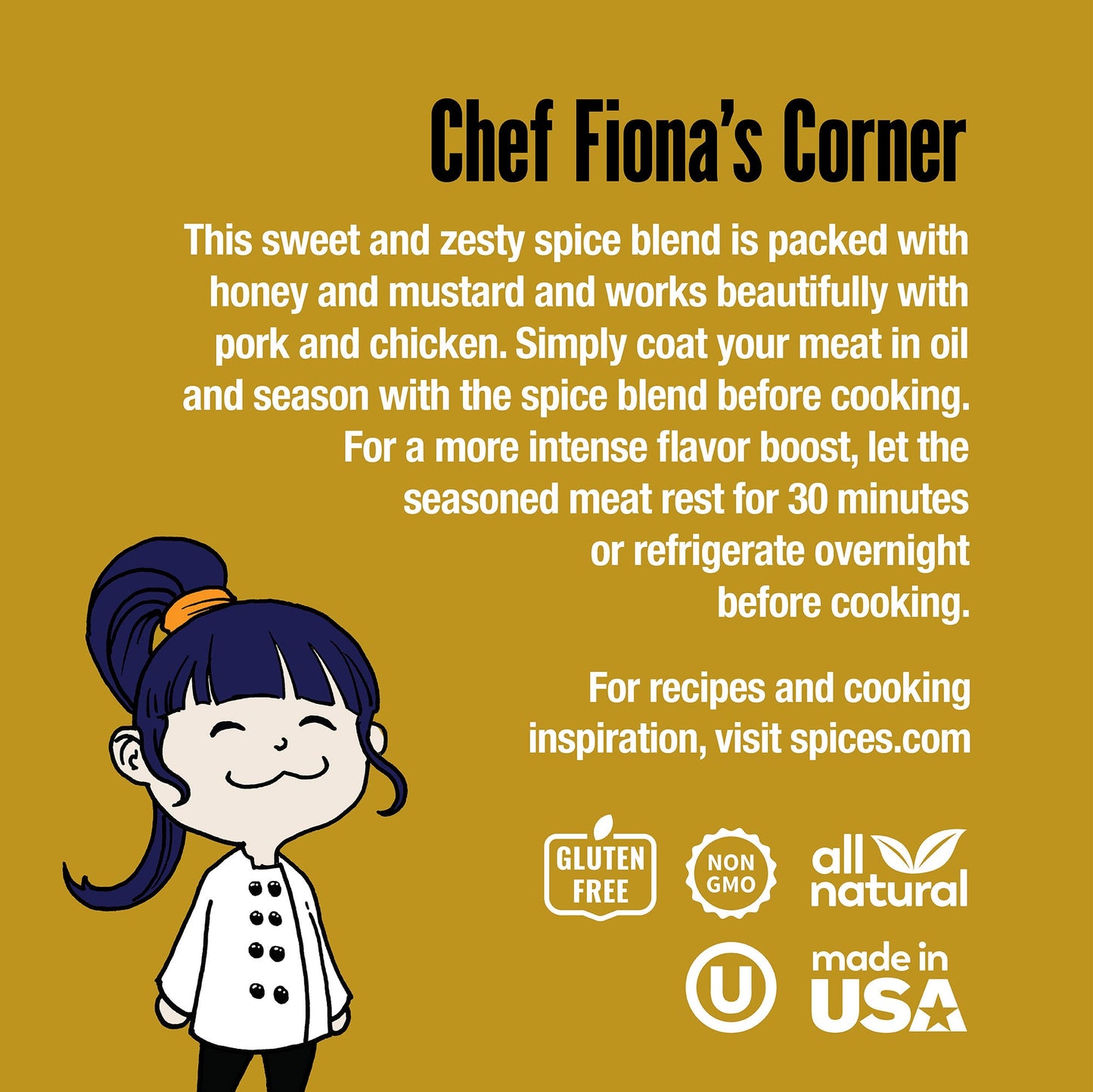 Sweet + Tangy Mustard Rub