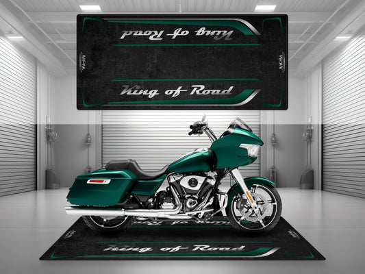 MPM Motorcycle Mat for Cruiser Motorcycle "King of Road" - MM7342