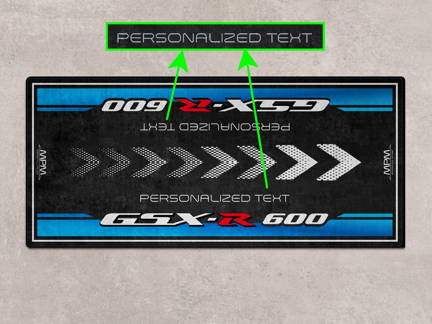 MPM Motorcycle Mat for Suzuki GSX-R600 - MM7358