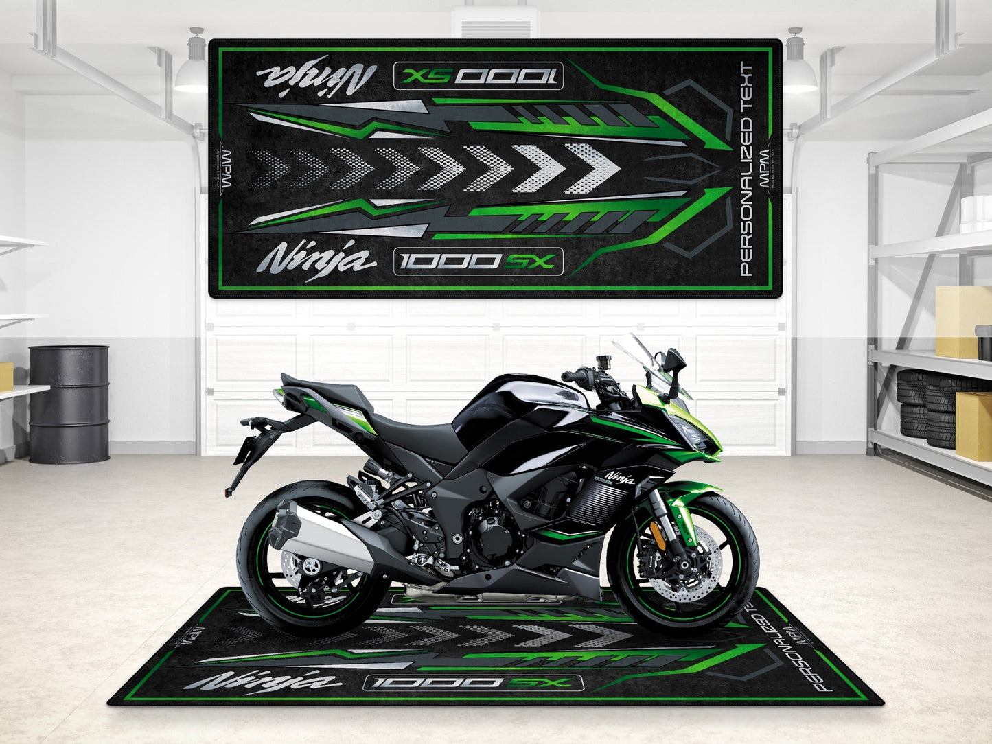 MPM Motorcycle Mat for Kawasaki 1000SX - MM7390