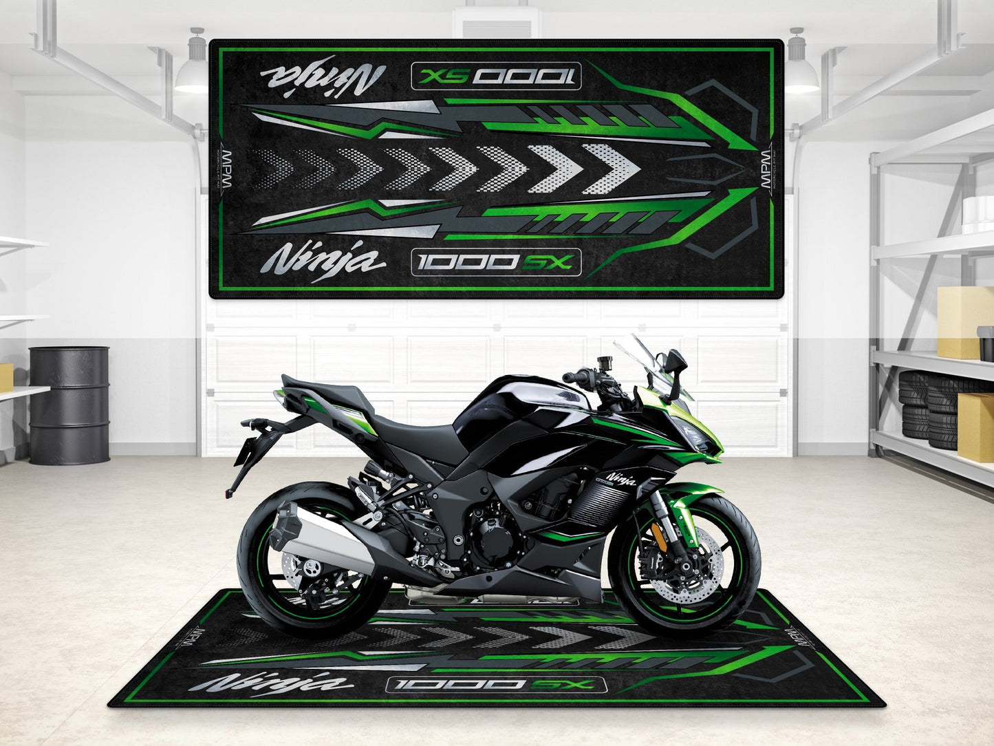 MPM Motorcycle Mat for Kawasaki 1000SX - MM7390