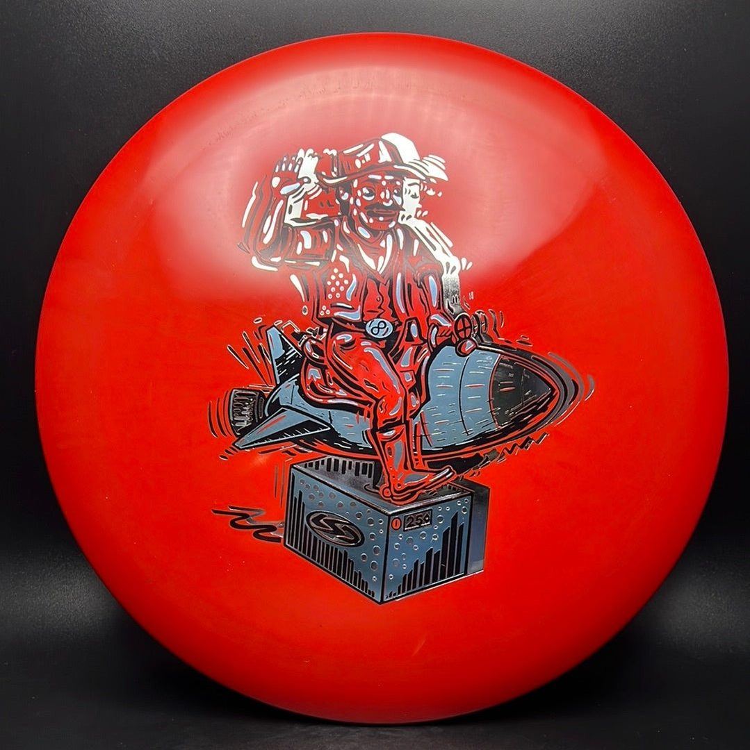 Alpha Curl - "Ride Em Rocket Cowboy" Triple Foil