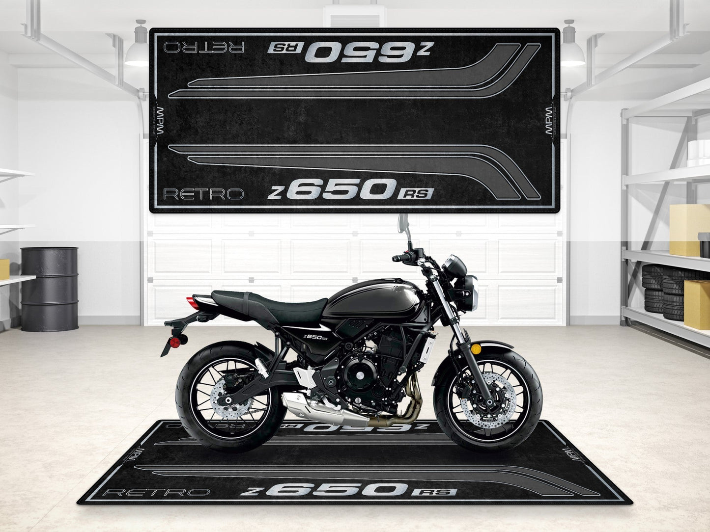 MPM Motorcycle Mat for Kawasaki Z650 RS - MM7414