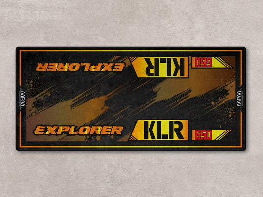 MPM Motorcycle Mat for Kawasaki KLR 650 - MM7431