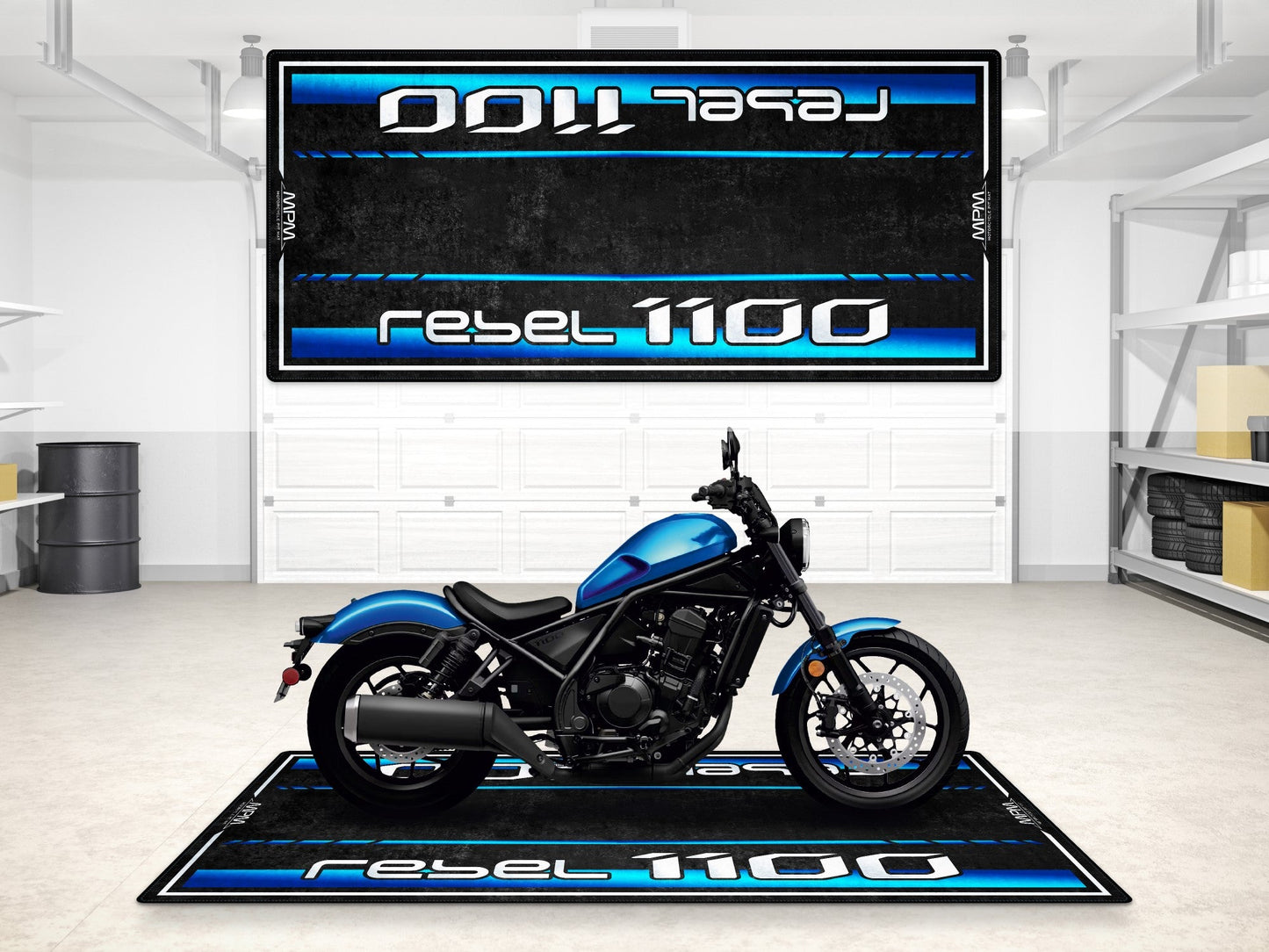 MPM Motorcycle Mat for Honda Rebel 1100 - MM7438