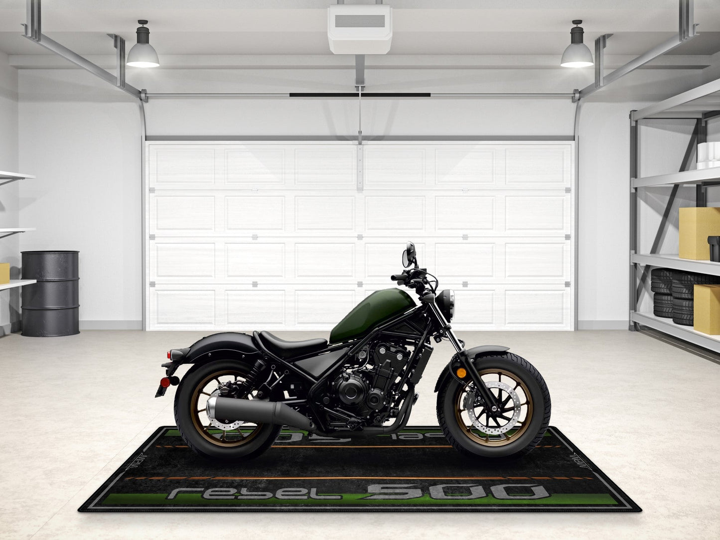 MPM Motorcycle Mat for Honda Rebel 500 - MM7439