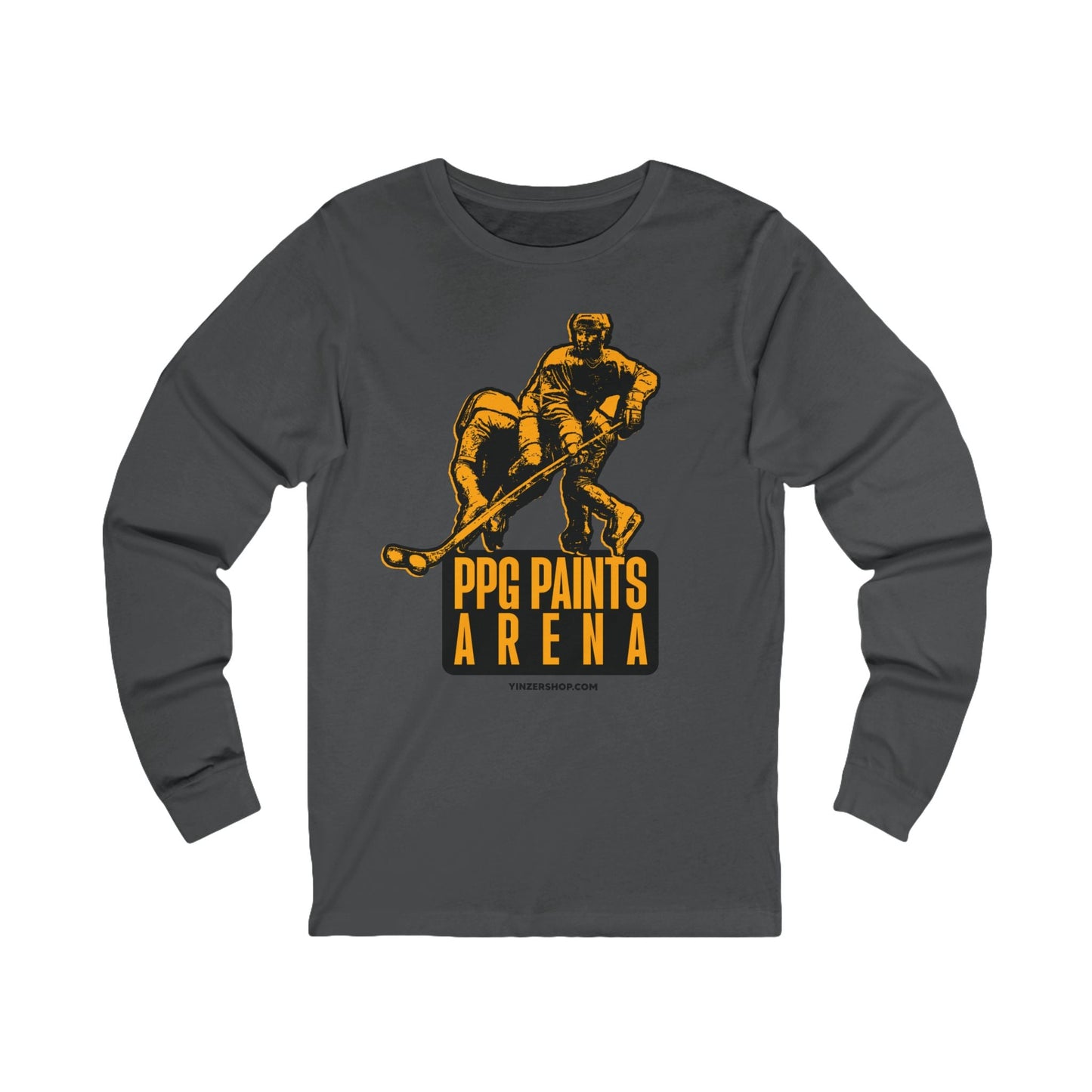 PPG Paints Arena Statue - Long Sleeve Tee