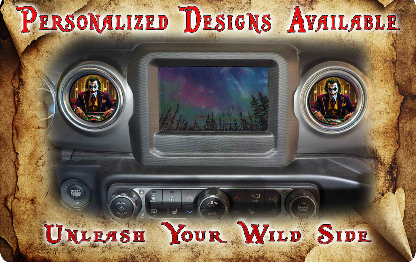 Steering wheel decal combo joker 118