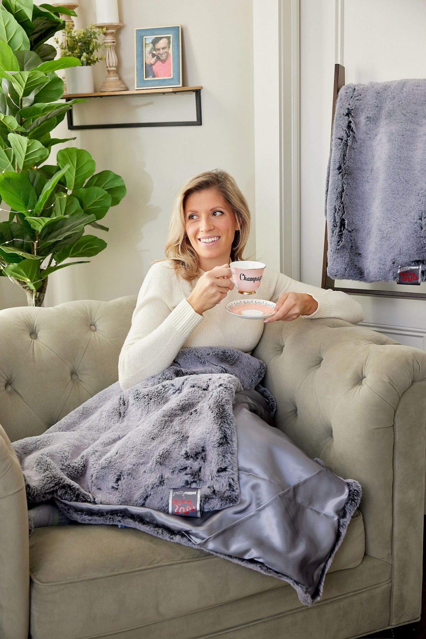City Mink Lap Blanket by Apartment Therapy