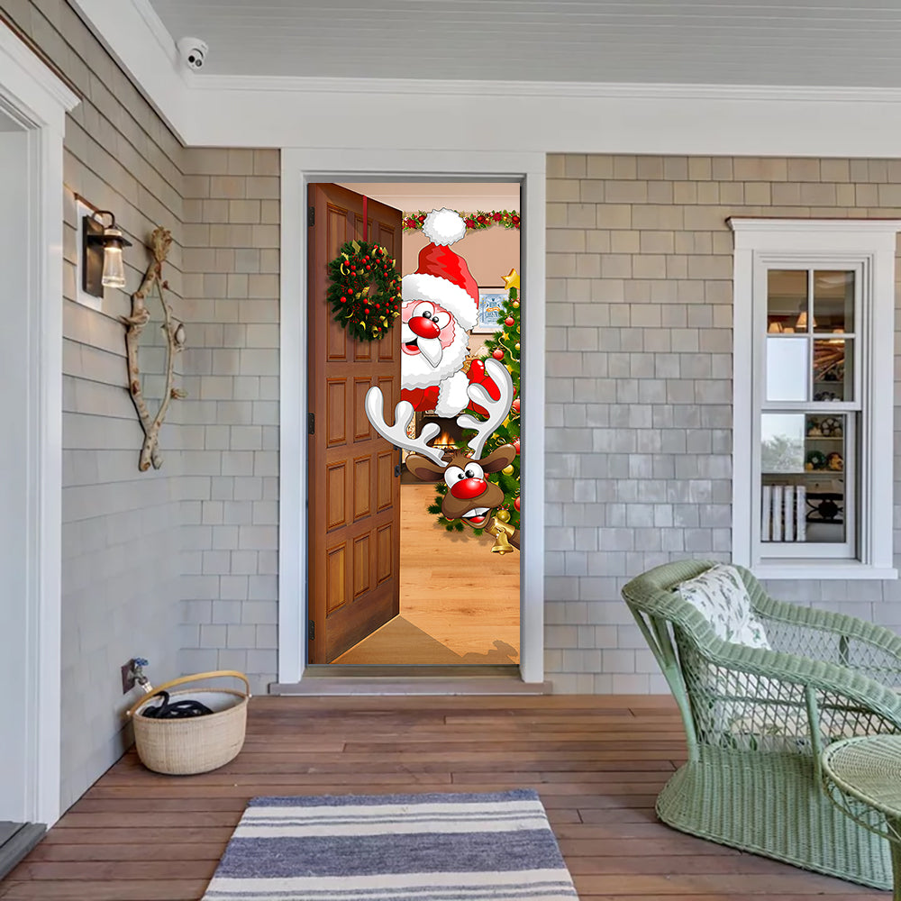 Santa Door Decor