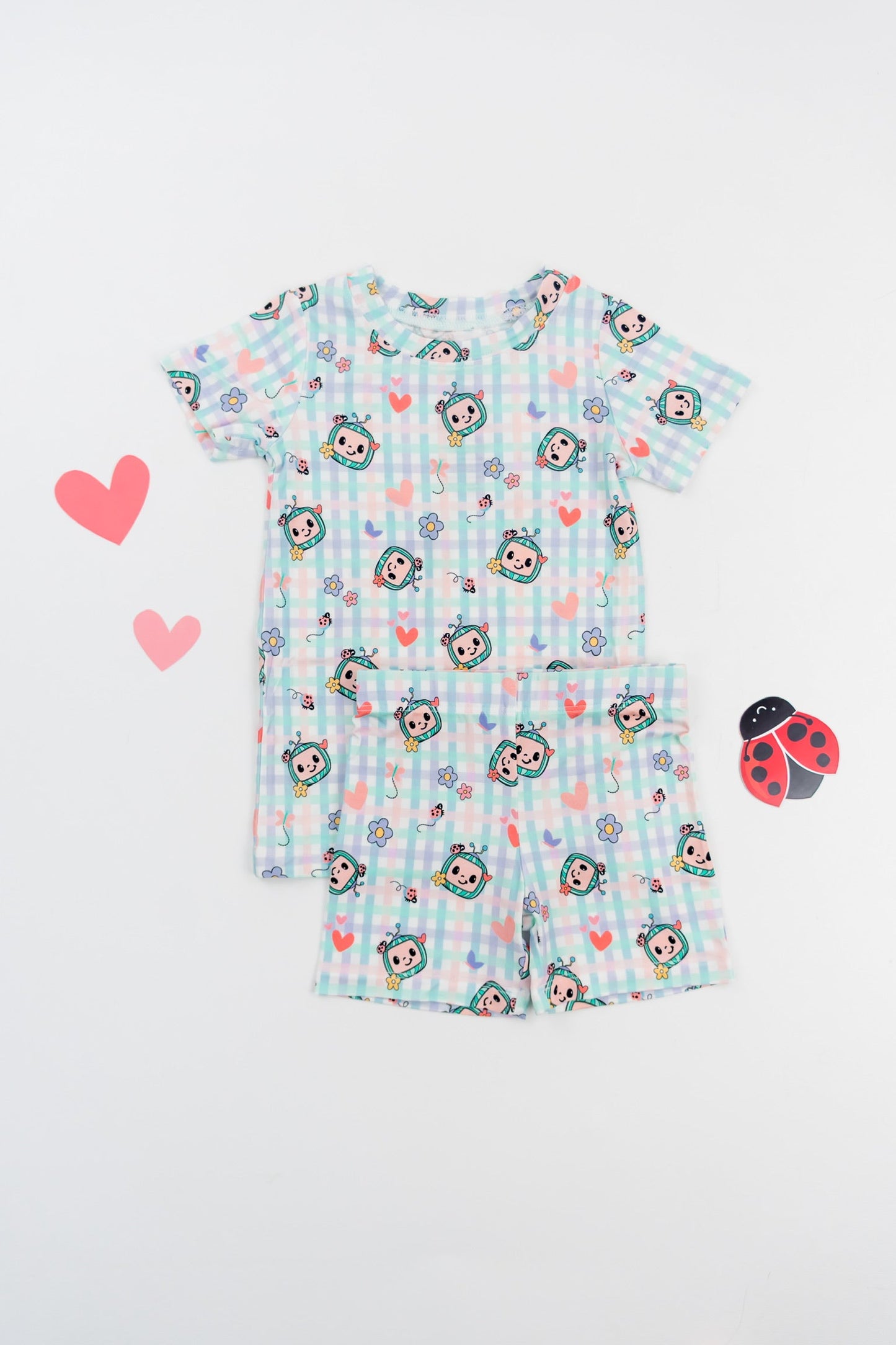 Dream Big Little Co x CoComelon SPRINGTIME MELON DREAM SHORT SET