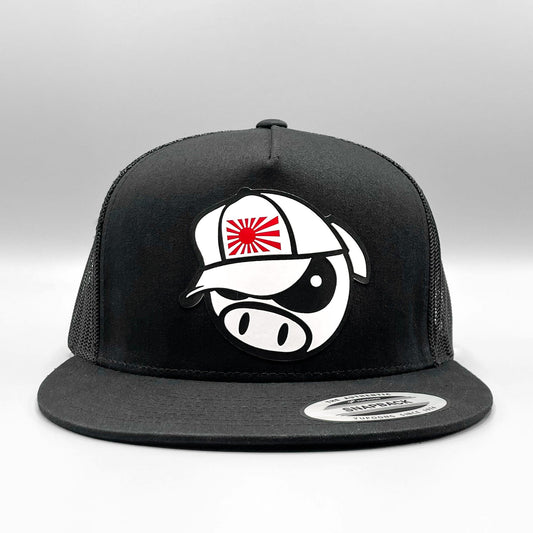 JDM Angry Rally Pig Japanese Trucker Hat