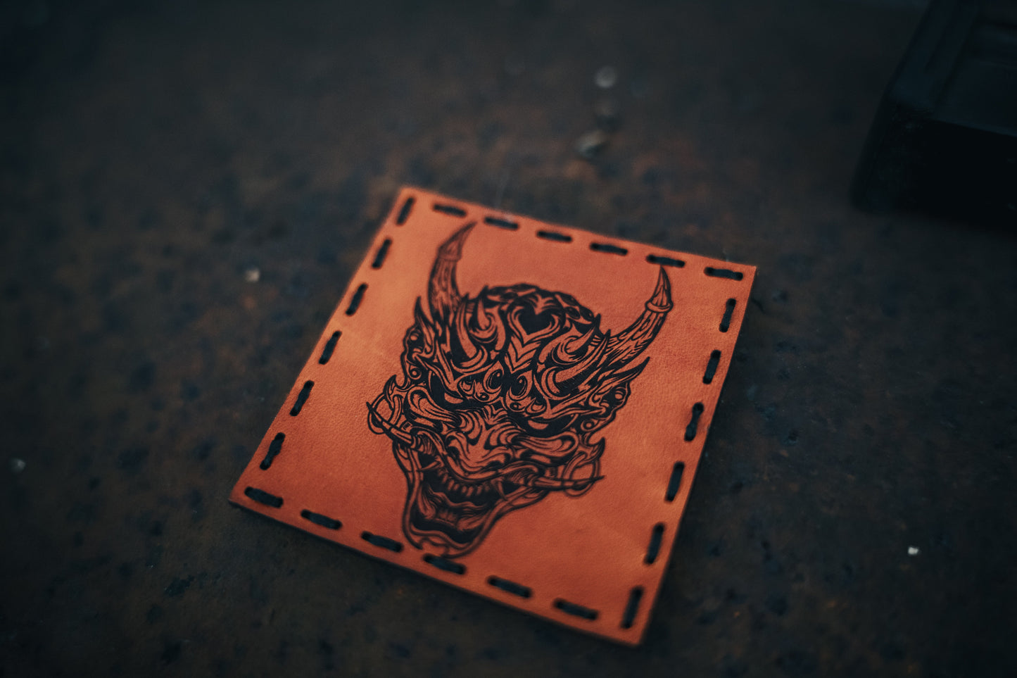 Oni Leather Patch