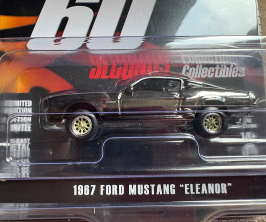 CHROME 1:64 "Eleanor" - 1967 Custom Ford Mustang - Gone in Sixty Seconds (2000)