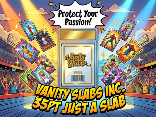 Vanity Slabs 35pt Holder for Standard Size Trading Cards for Baseball Football Hockey Basketball Cards