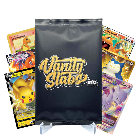 Pokémon Mystery Pack (Holos Foils Rares V VMax EX slabs and more)