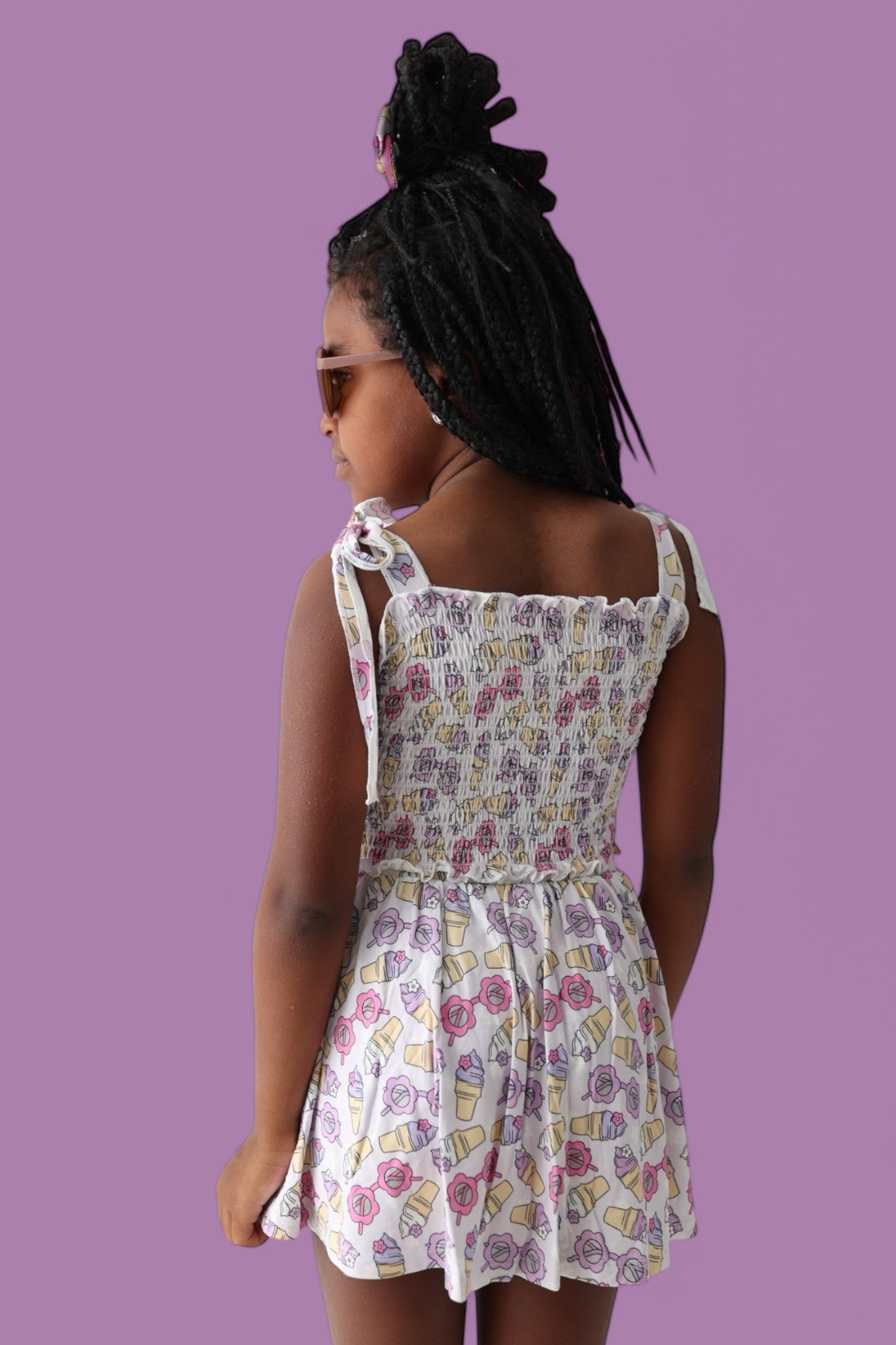 SWEET SUMMER DREAM SMOCKED SKORT SET