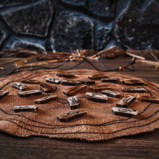 Rune Set – Elder Futhark Ox-Bone Divination