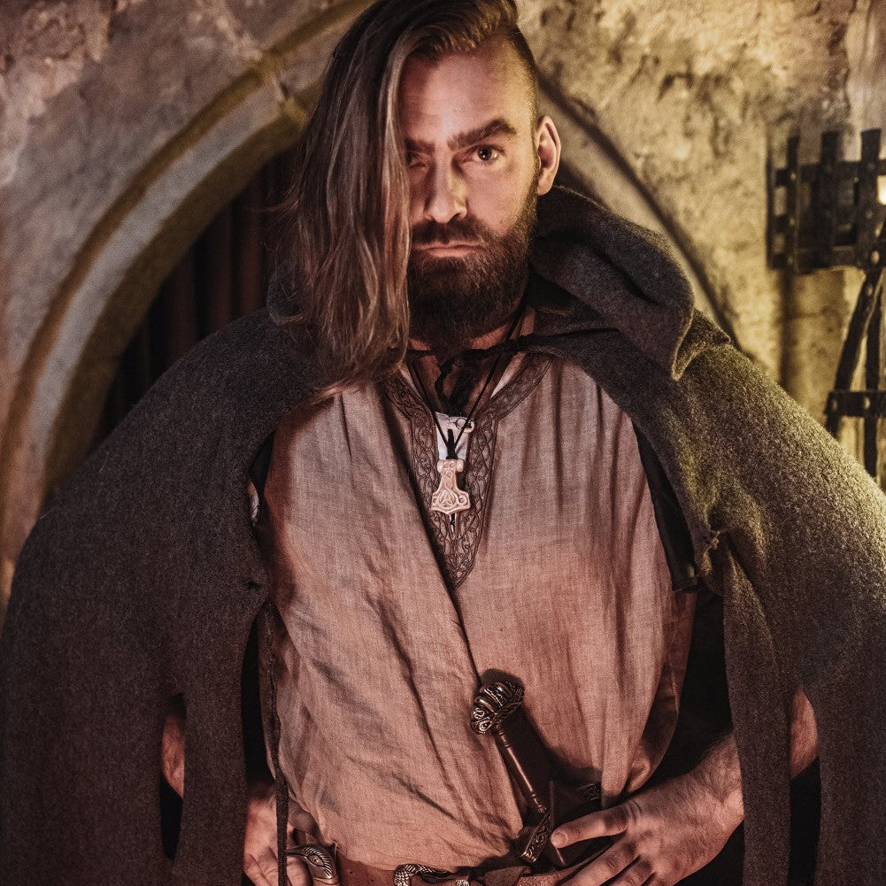 Linen Viking Tunic – Medieval Reenactment Shirt