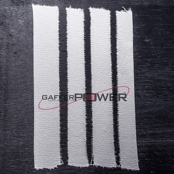 Gaffer Tape, 4 Mini Rolls (1 Inch x 8 Yards)- White