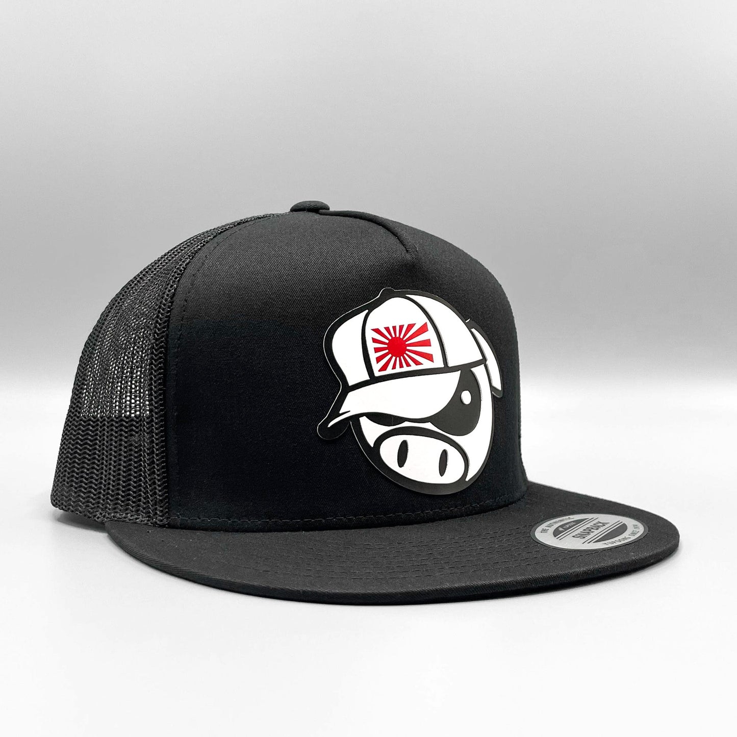 JDM Angry Rally Pig Japanese Trucker Hat