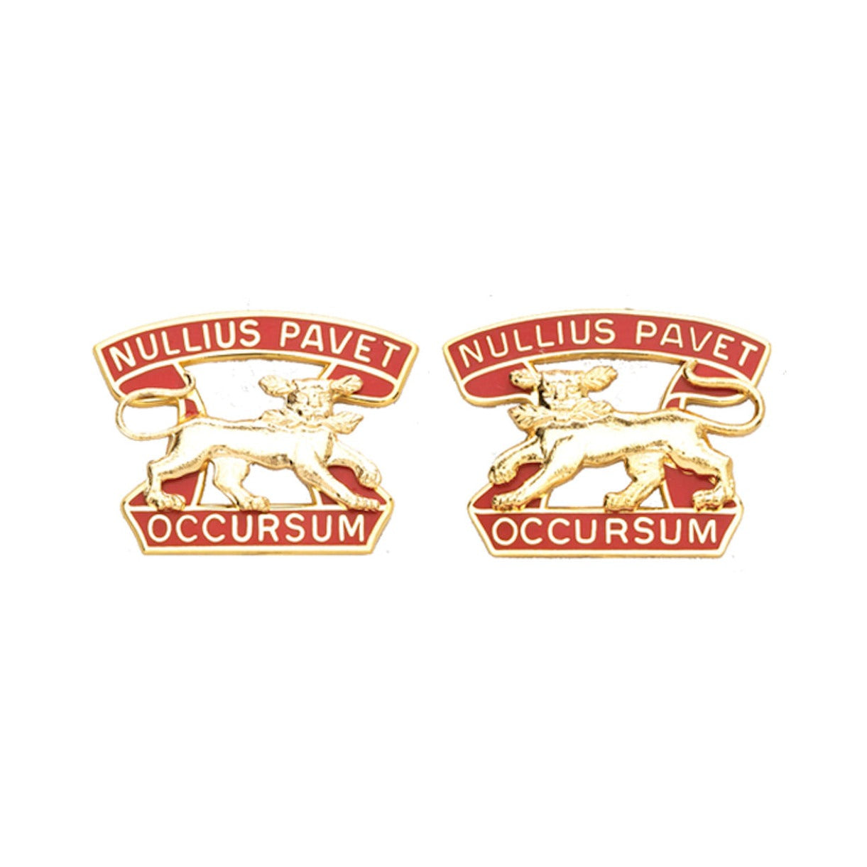 7th Air Defense Artillery Distinctive Unit Insignia - Pair - Nullius Pavet Occursum