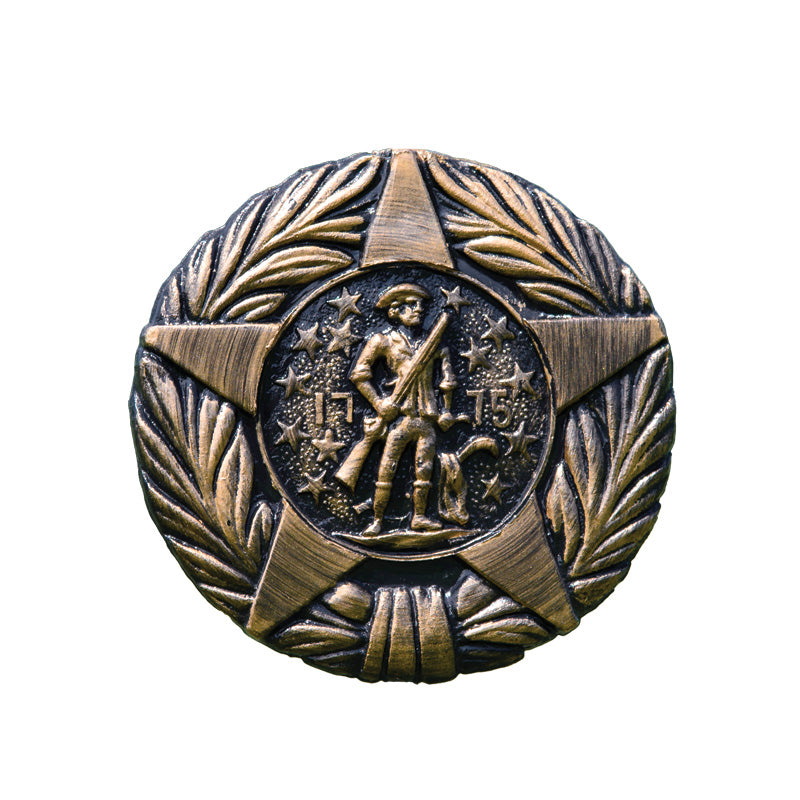 Revolutionary War Veteran Grave Marker & Flag Holder with Aluminum Ground Spike | Made in USA