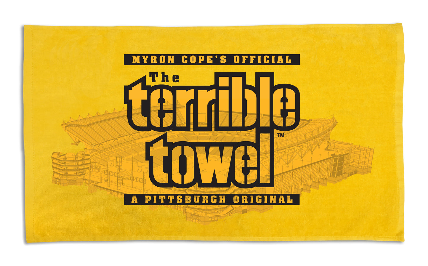 Pittsburgh Steelers Heinz Field Pencil Sketch Terrible Towel