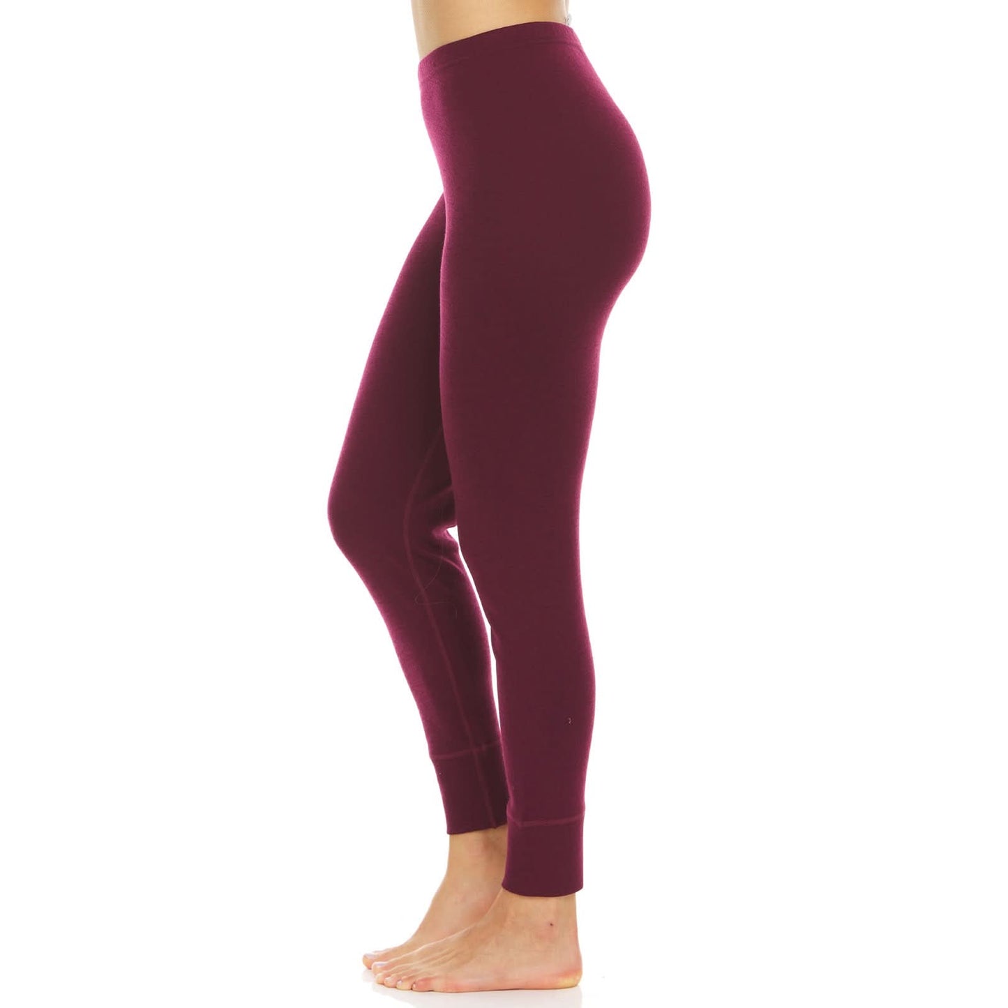 Midweight Women's Wool Bottom Thermal Base Layer - 100% Merino Wool